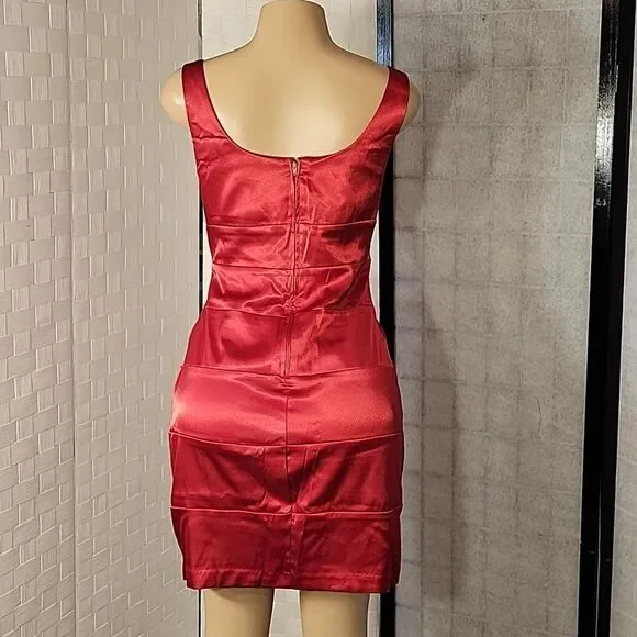 BISOU BISOU SQUARE NECKLINE SLEEVELESS PENCIL DRESS - Picture 7 of 13